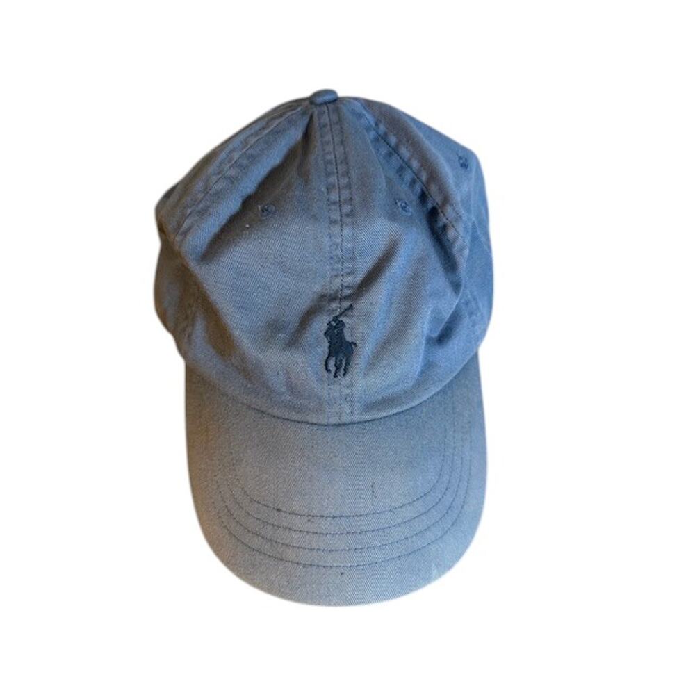 Polo Ralph Lauren Gray Blue Casual Adjustable Hat Mens